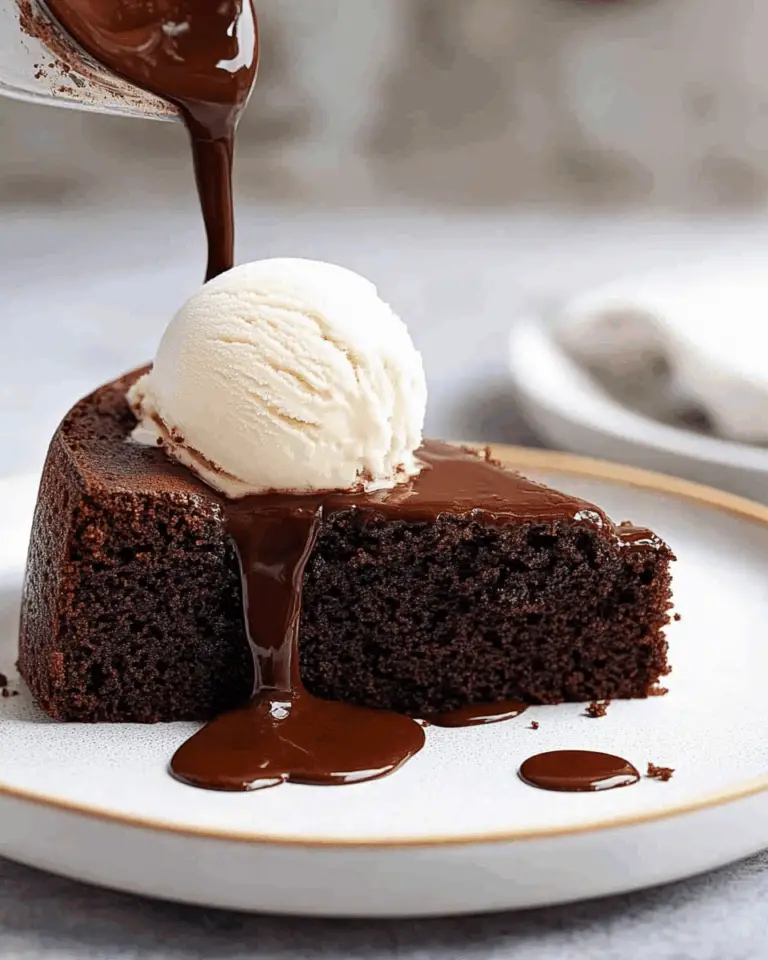 Hot Chocolate Fudge Cake