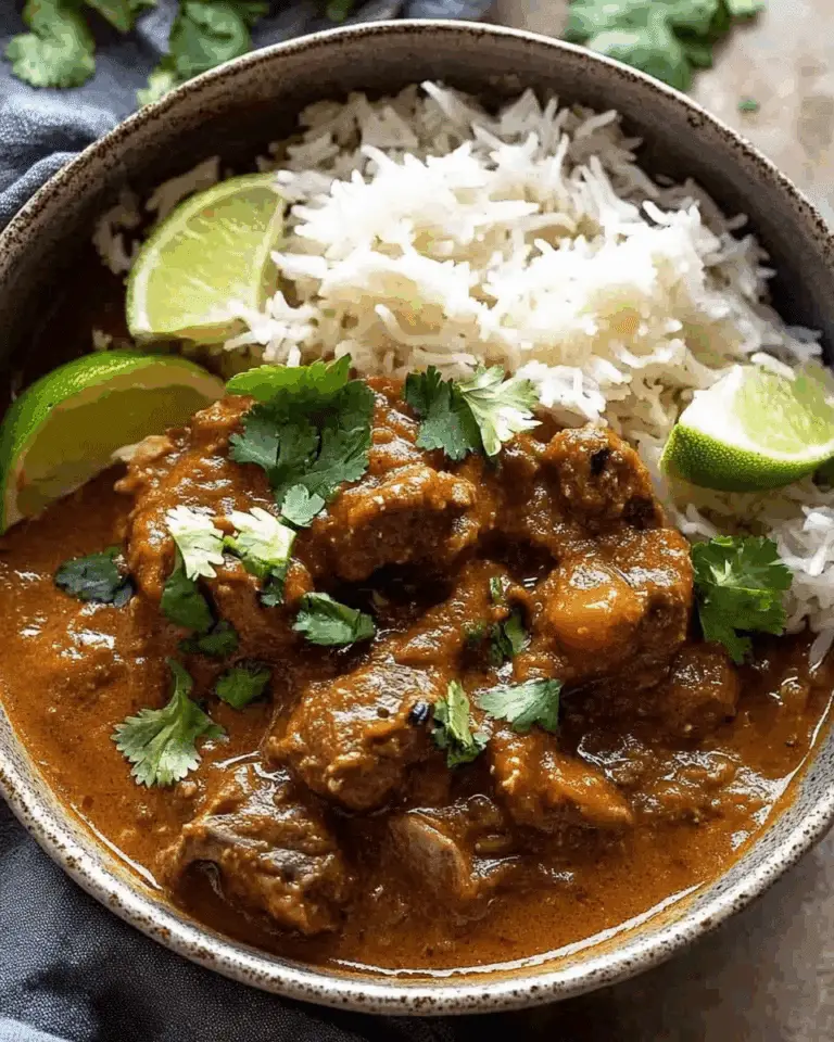 Indian Lamb Curry Rogan Josh