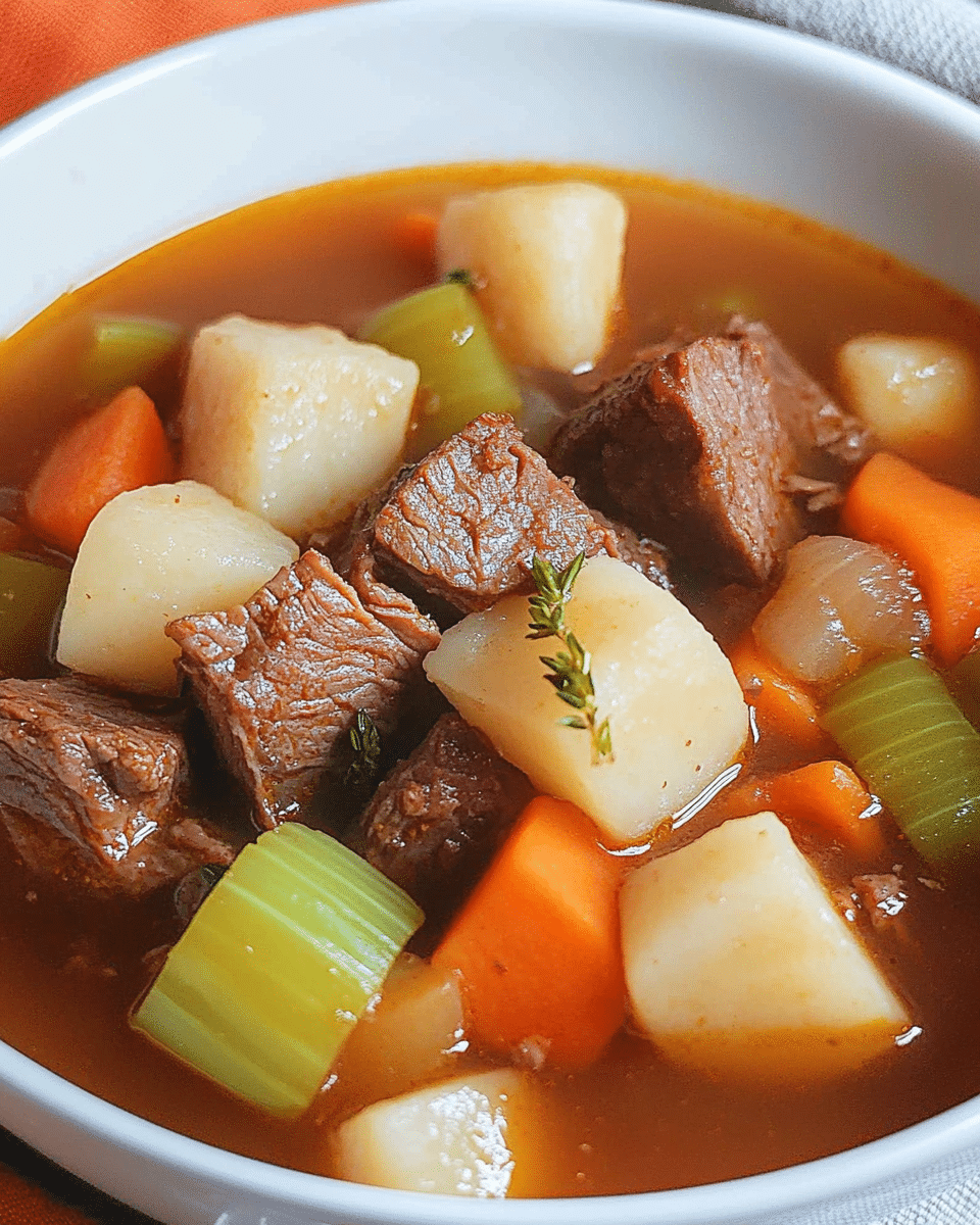 Leftover Roast Beef Stew
