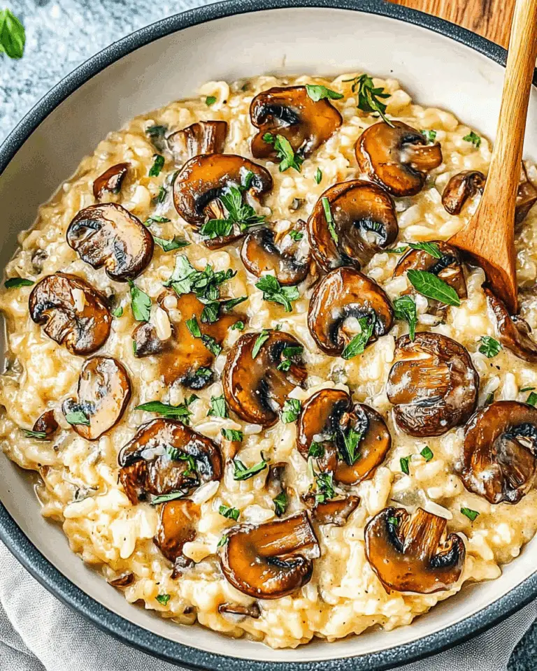 Mushroom Risotto