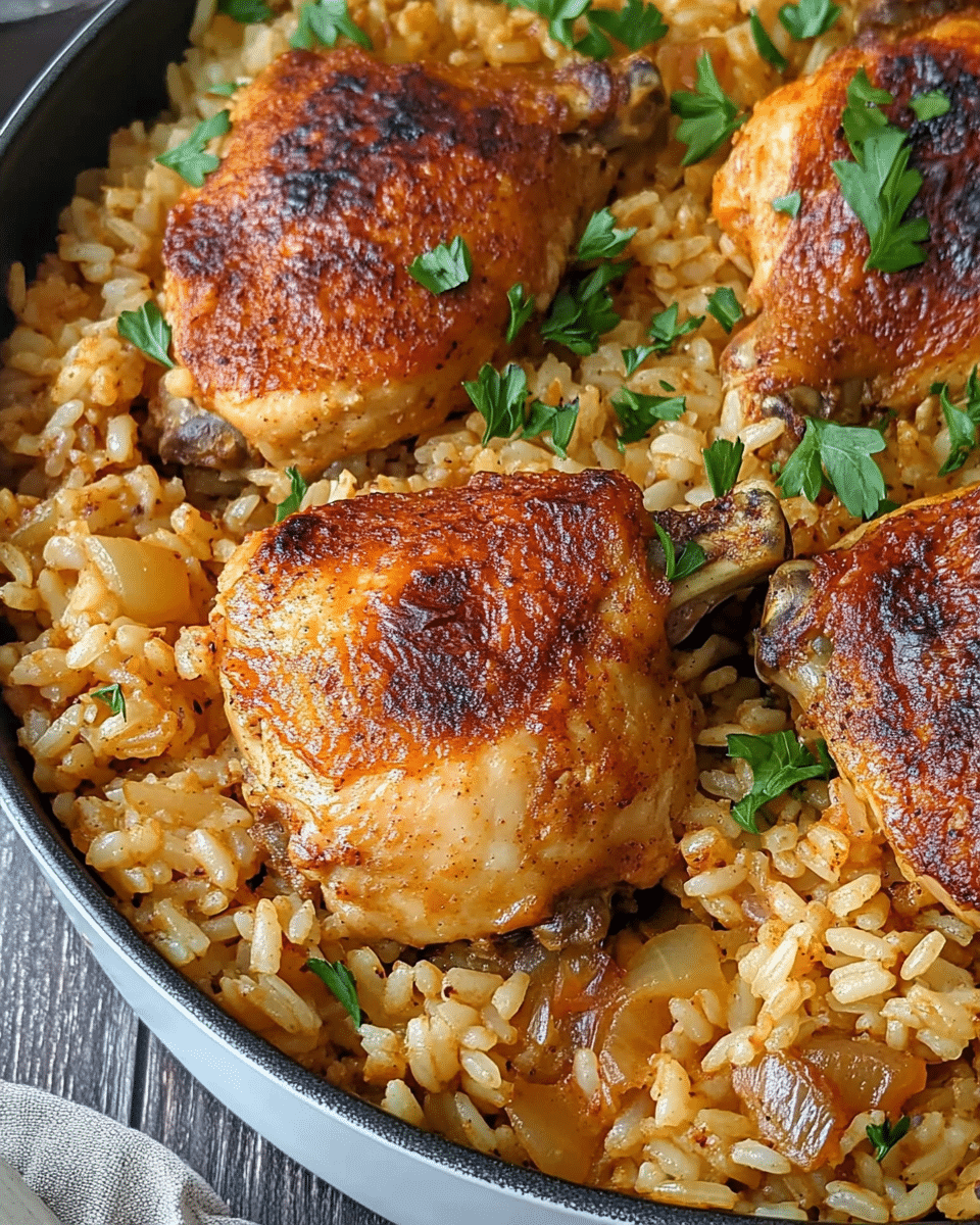 Paprika Chicken and Rice Bake