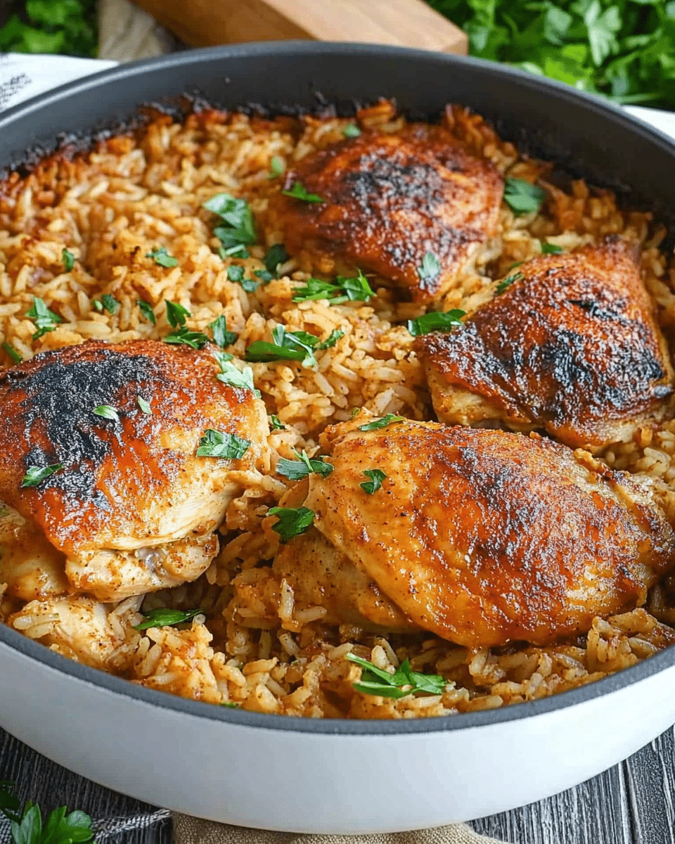 Paprika Chicken and Rice Bake