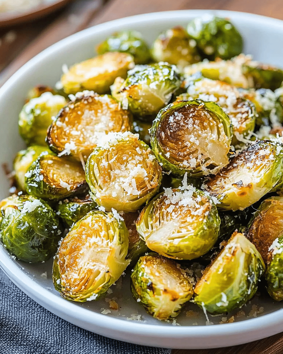 Parmesan Roasted Brussels Sprouts