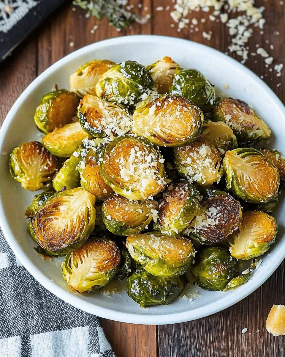 Parmesan Roasted Brussels Sprouts