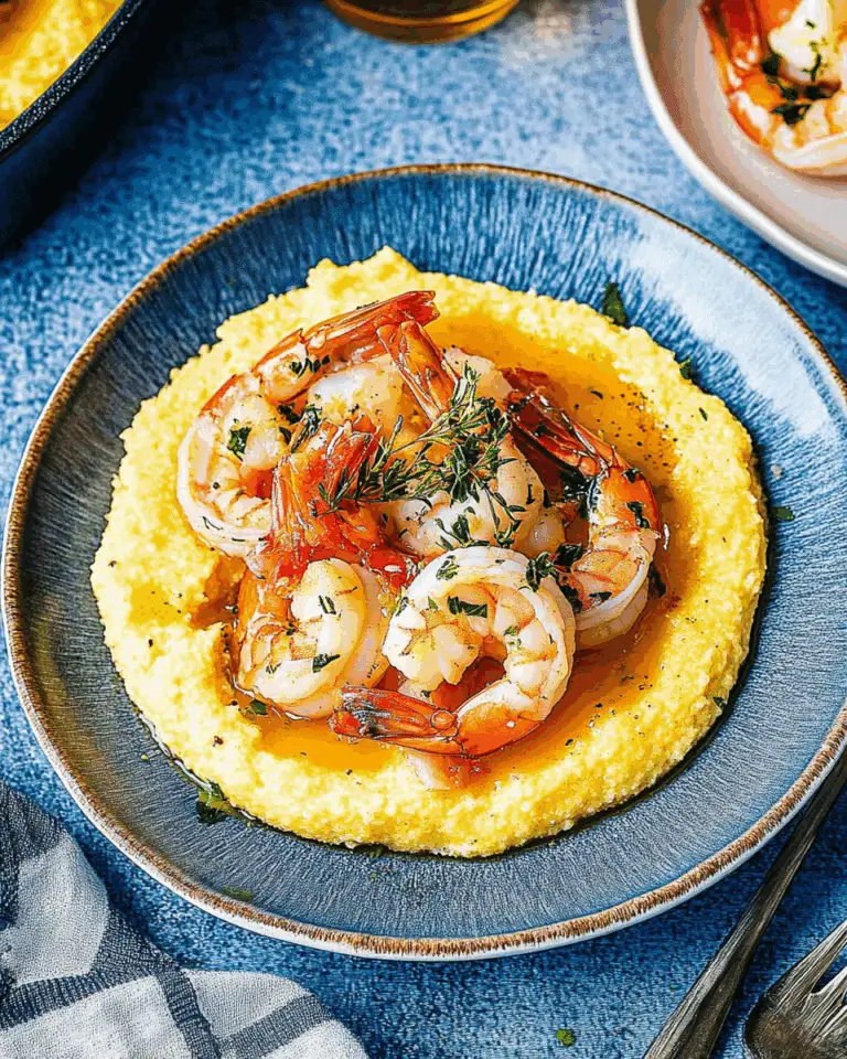 Shrimp and Polenta