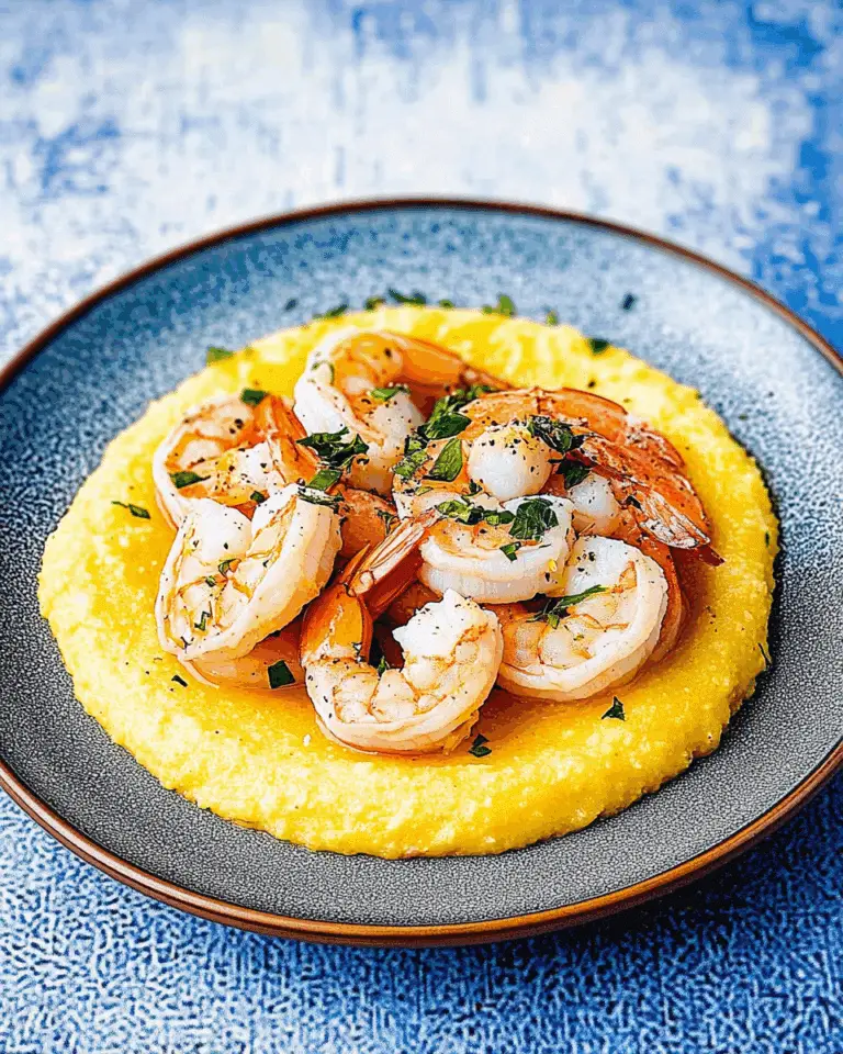 Shrimp and Polenta