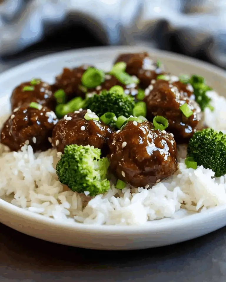 Slow Cooker Asian Beef Meatballs