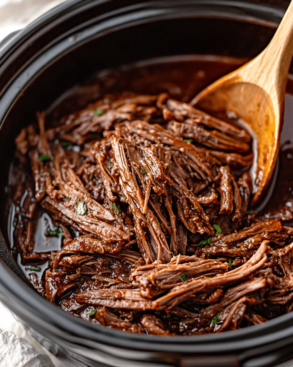 Slow Cooker Shredded Beef