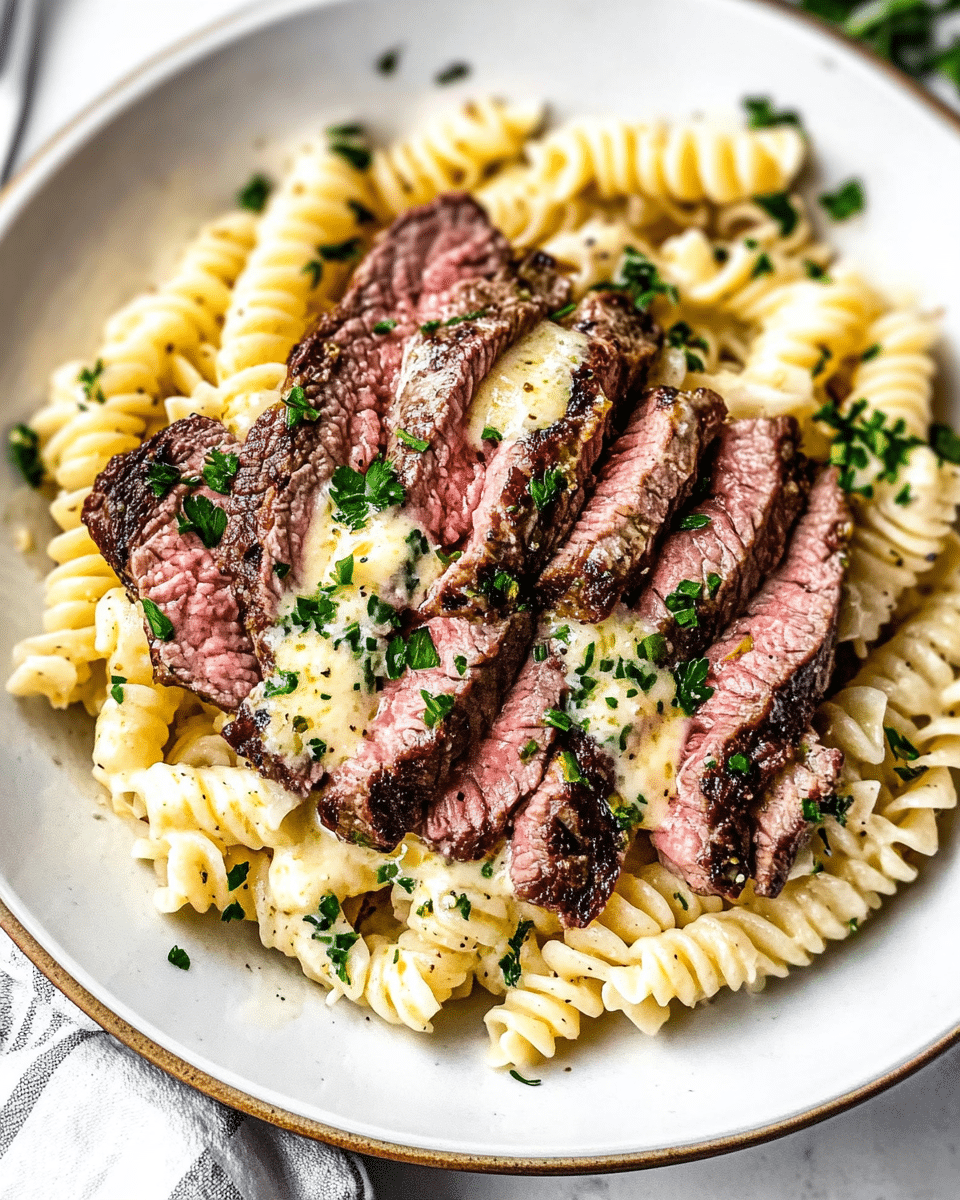 Steak Alfredo