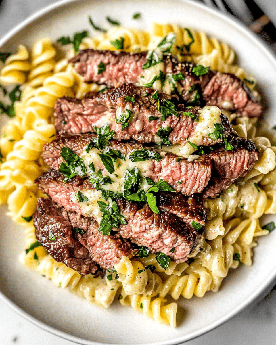 Steak Alfredo