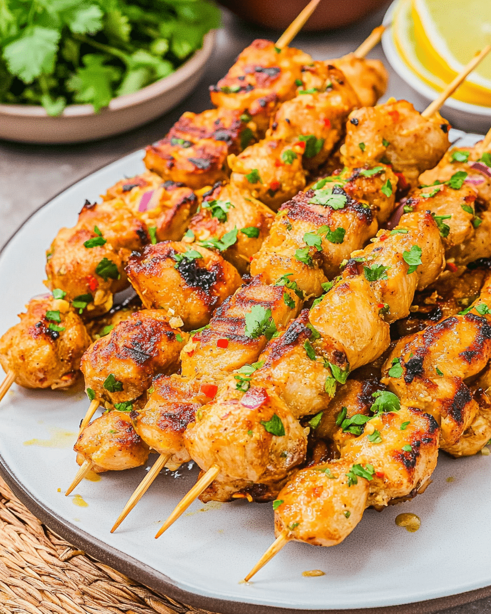 Hawaiian Chicken Kabobs