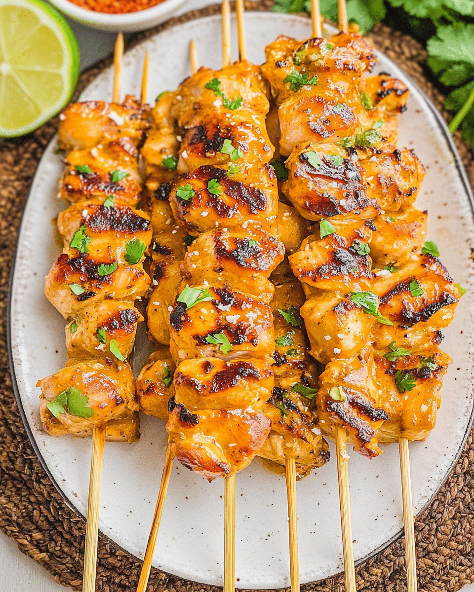 Hawaiian Chicken Kabobs