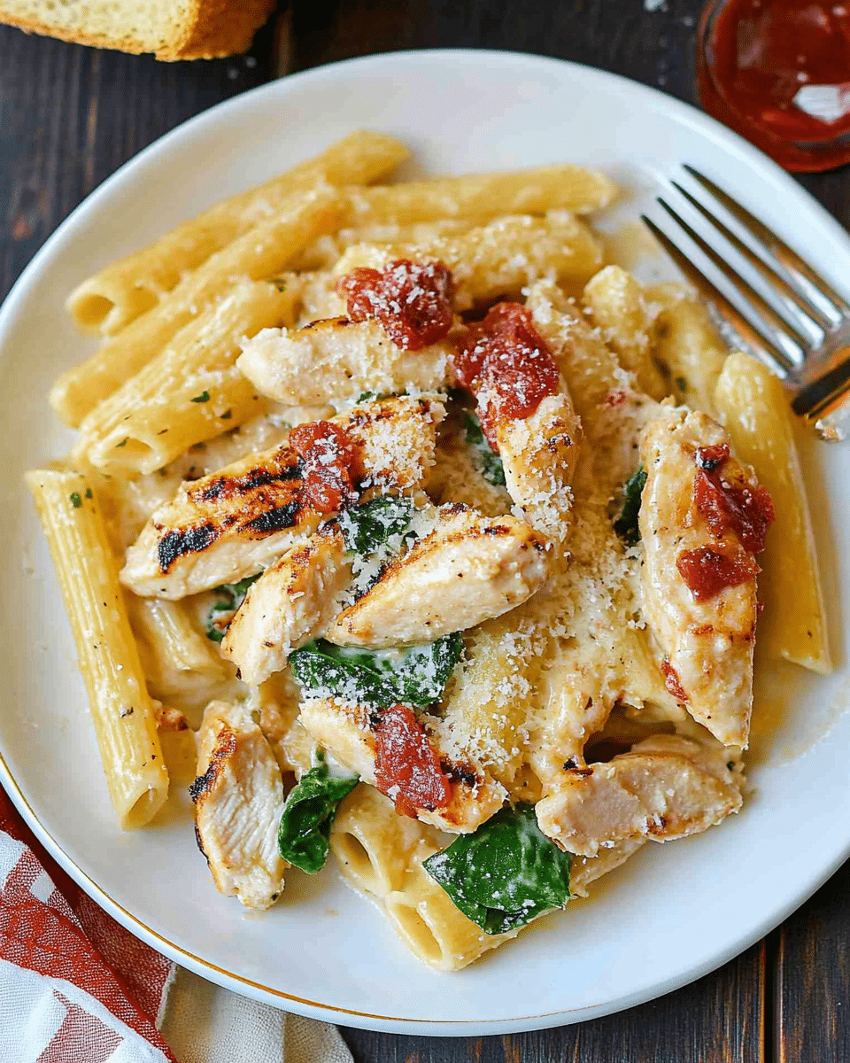 Tuscan Grilled Chicken Pasta
