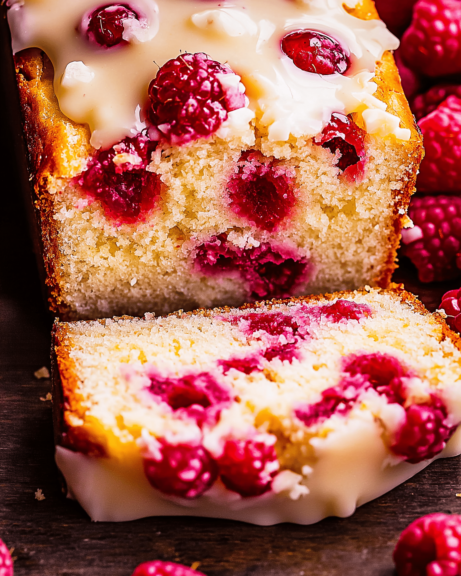 White Chocolate Raspberry Loaf
