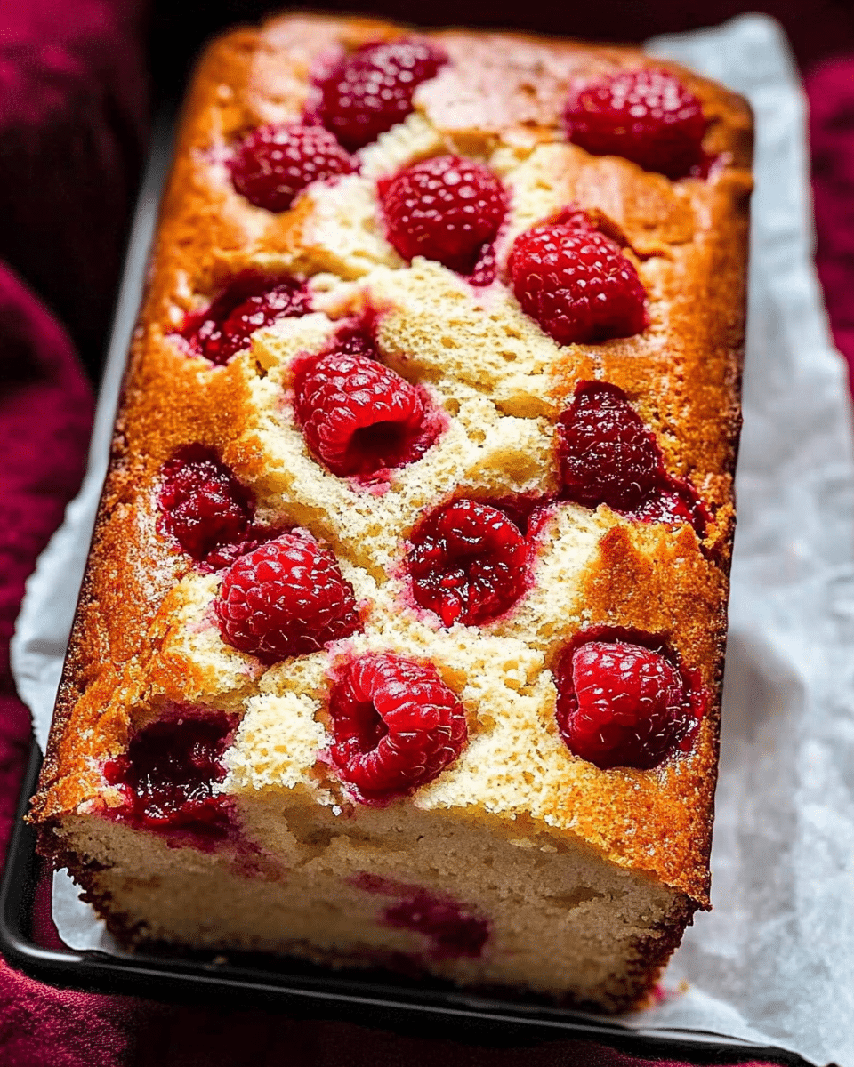 White Chocolate Raspberry Loaf