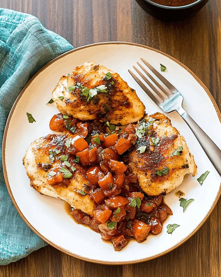 Balsamic Chicken With Tomatoes