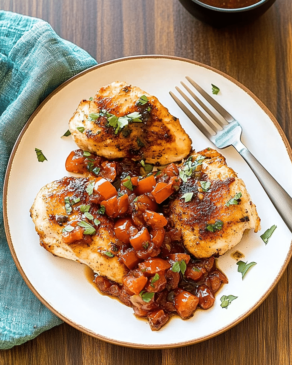 Balsamic Chicken With Tomatoes