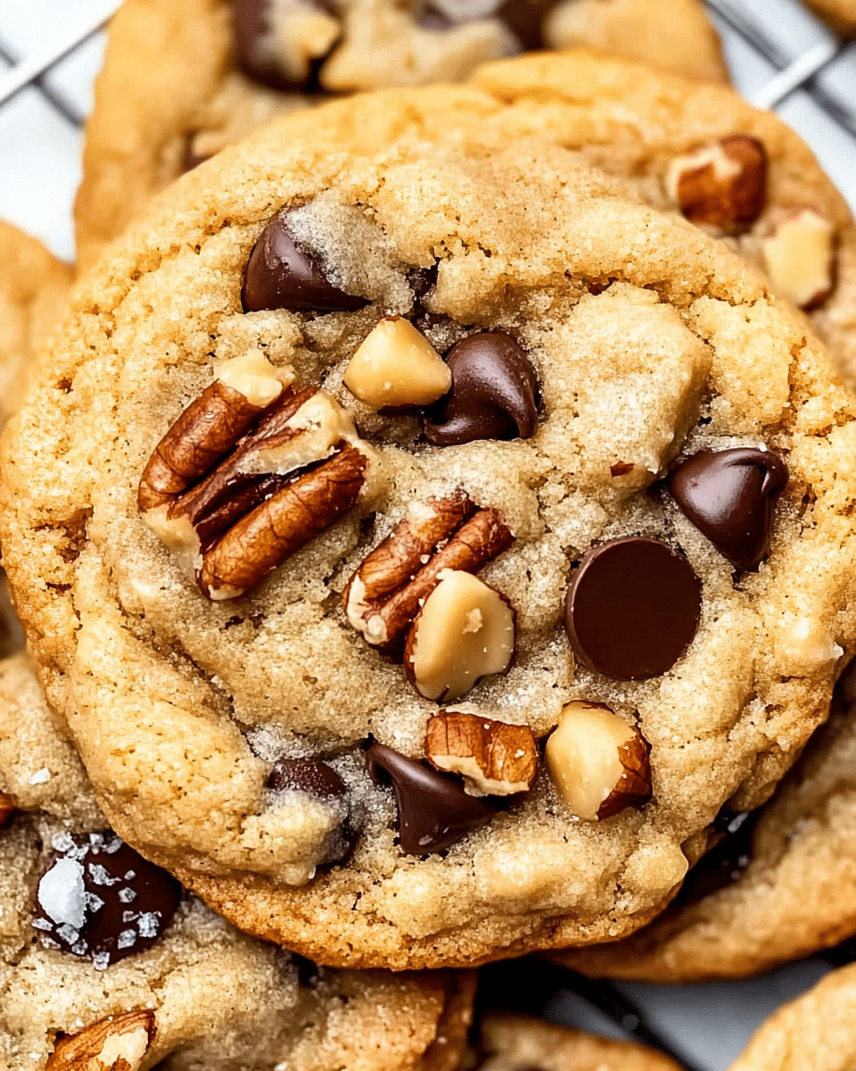 Chocolate Chip Turtle Pudding Cookies