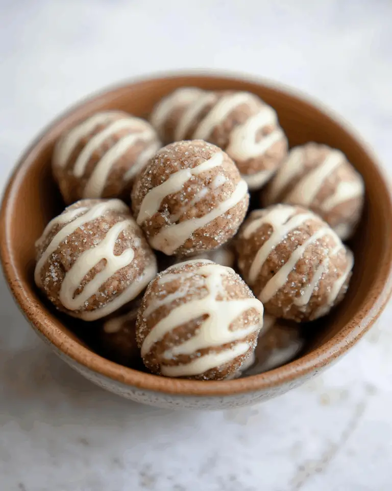Keto Cinnamon Roll Protein Balls