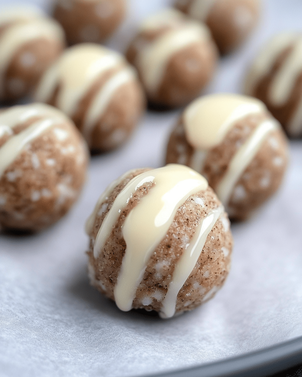 Keto Cinnamon Roll Protein Balls