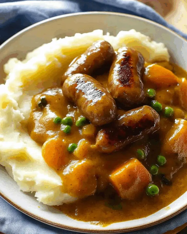 Curried Sausages