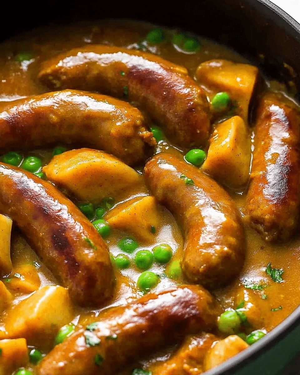 Curried Sausages