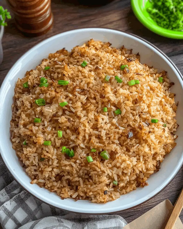 French Onion Rice Bake
