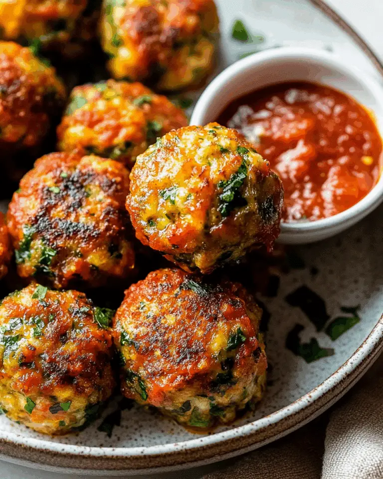 Italian-Style Chicken Meatballs