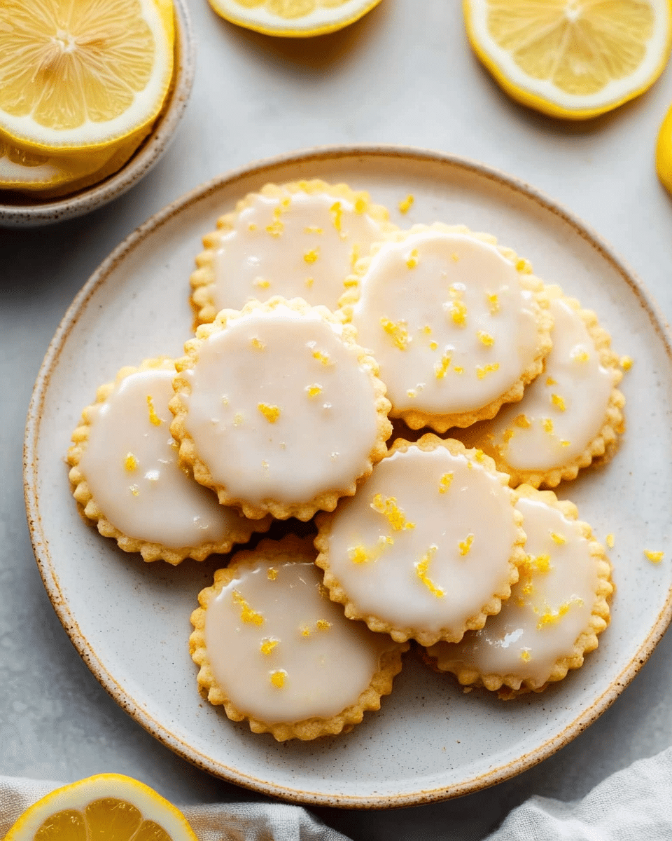 Melt-In-Your-Mouth Lemon Shortbread Cookies