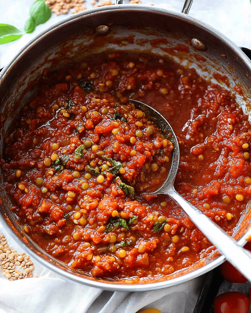 Lentil Bolognese
