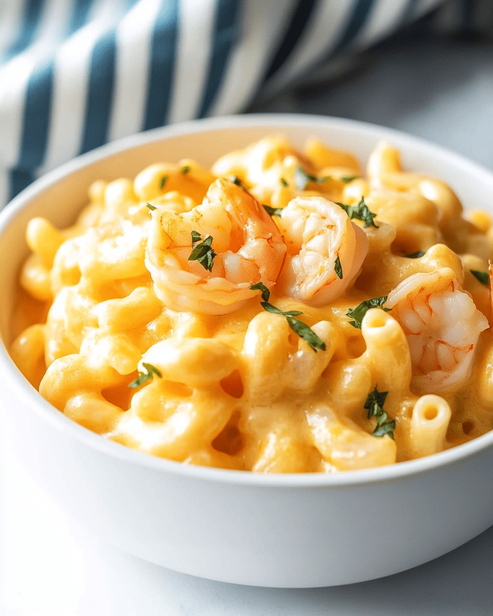 Mac and Cheese with Shrimp