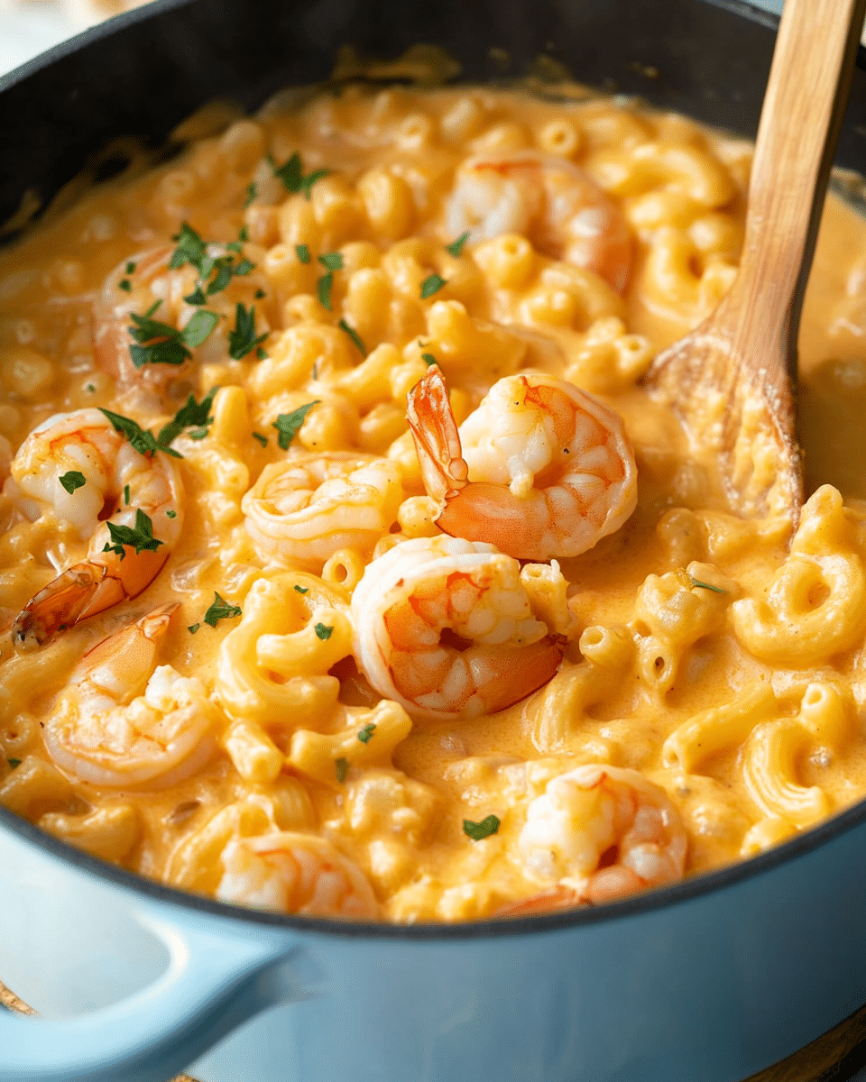 Mac and Cheese with Shrimp