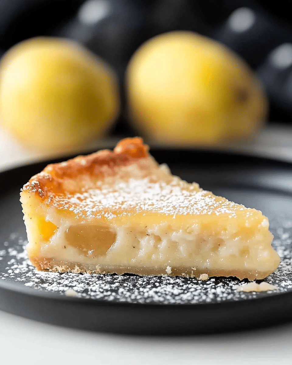 Maple Pear Clafoutis