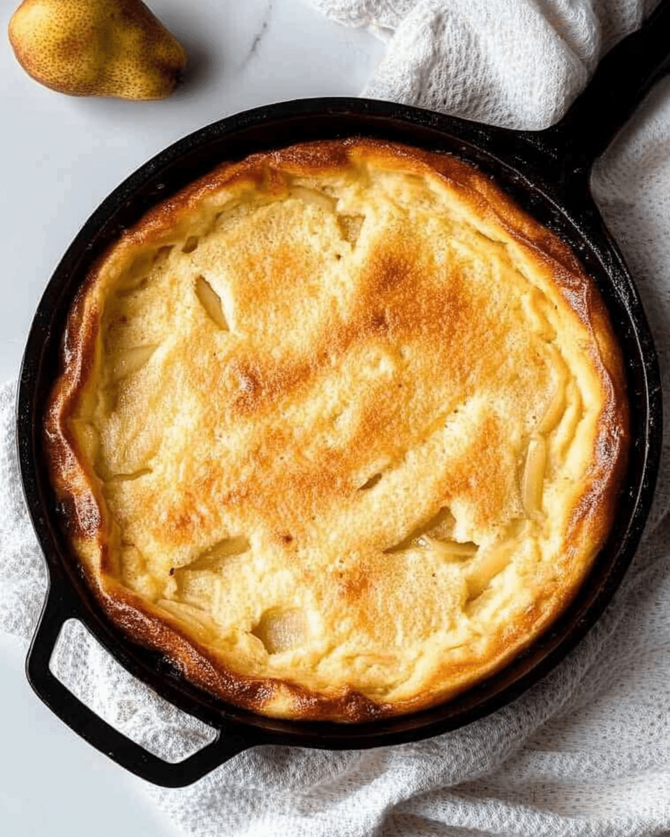 Maple Pear Clafoutis