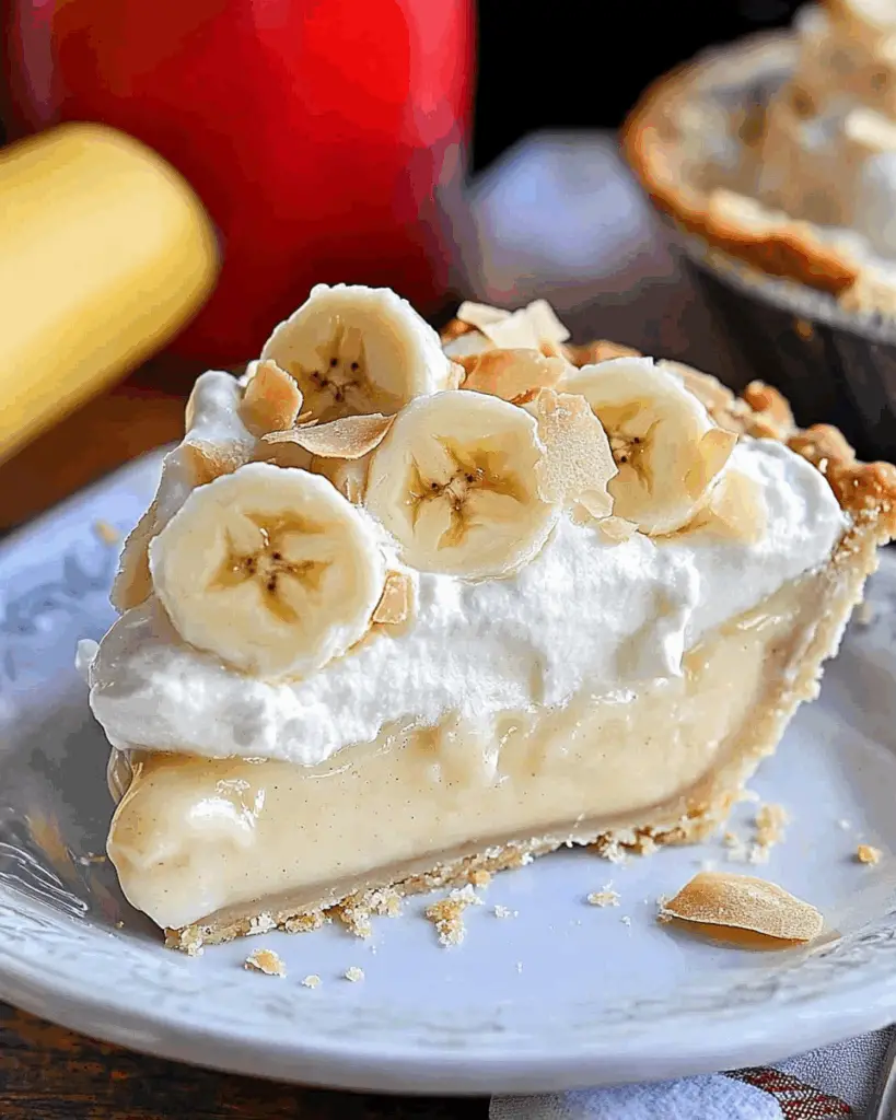 Old Fashioned Banana Cream Pie