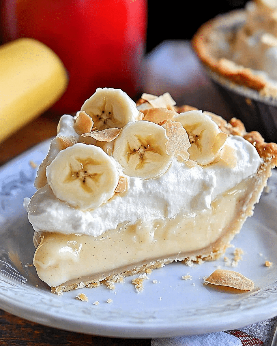 Old Fashioned Banana Cream Pie