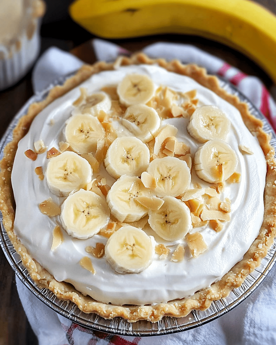 Old Fashioned Banana Cream Pie