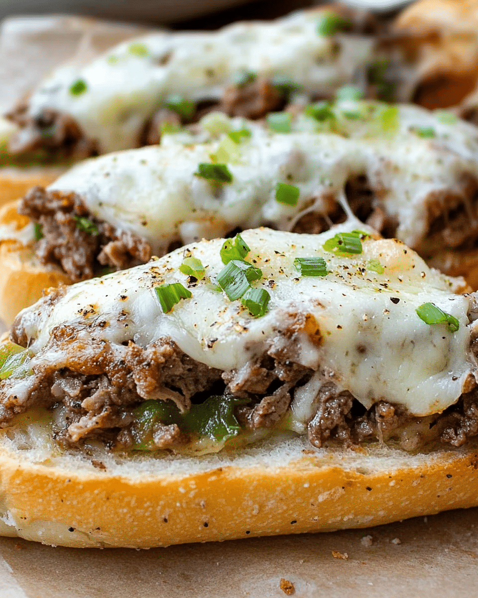 Philly Cheesesteak Garlic Bread