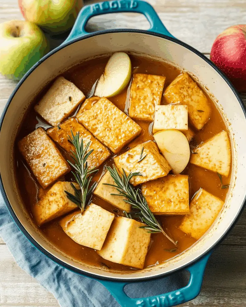 Rosemary Apple Cider Tofu
