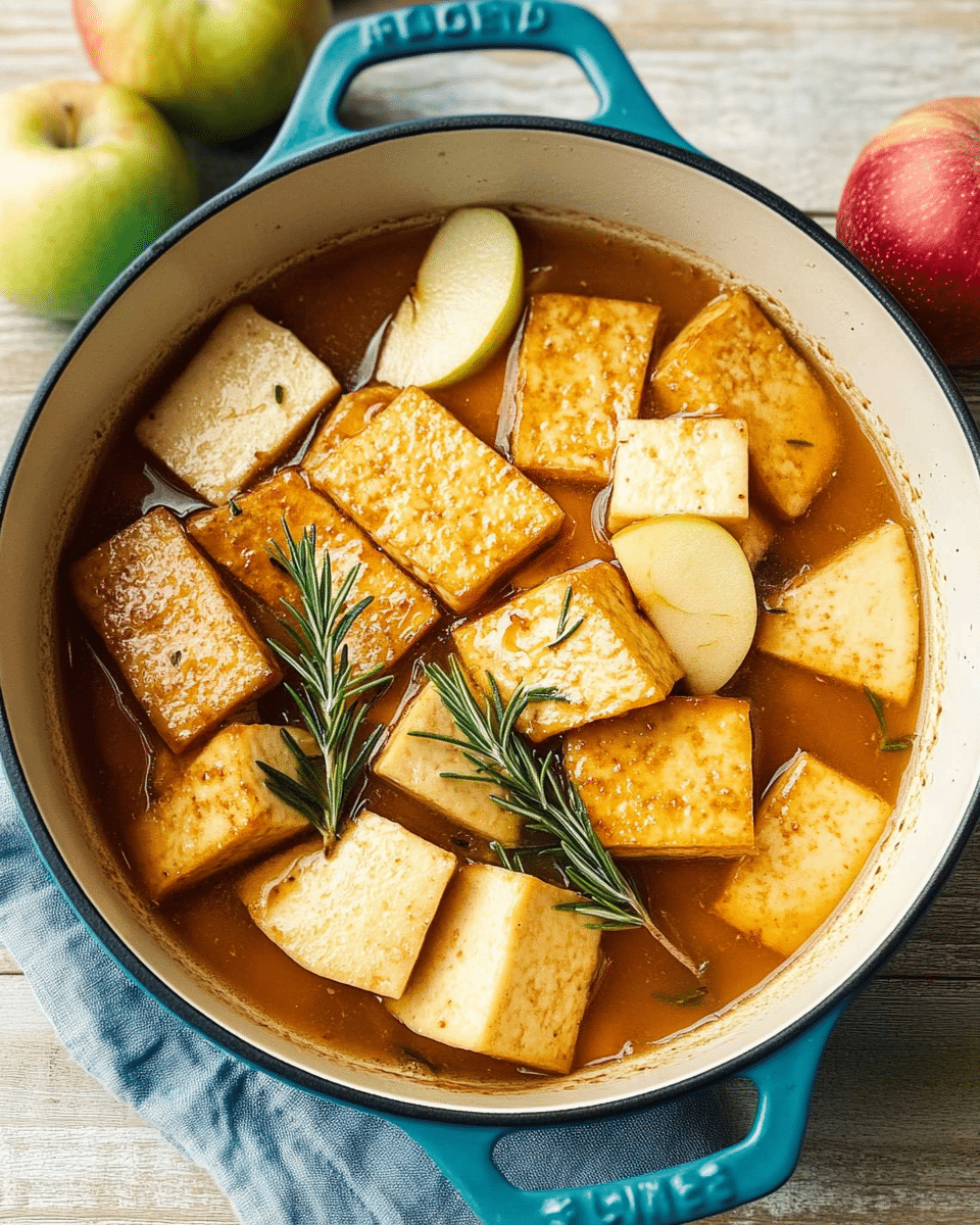 Rosemary Apple Cider Tofu
