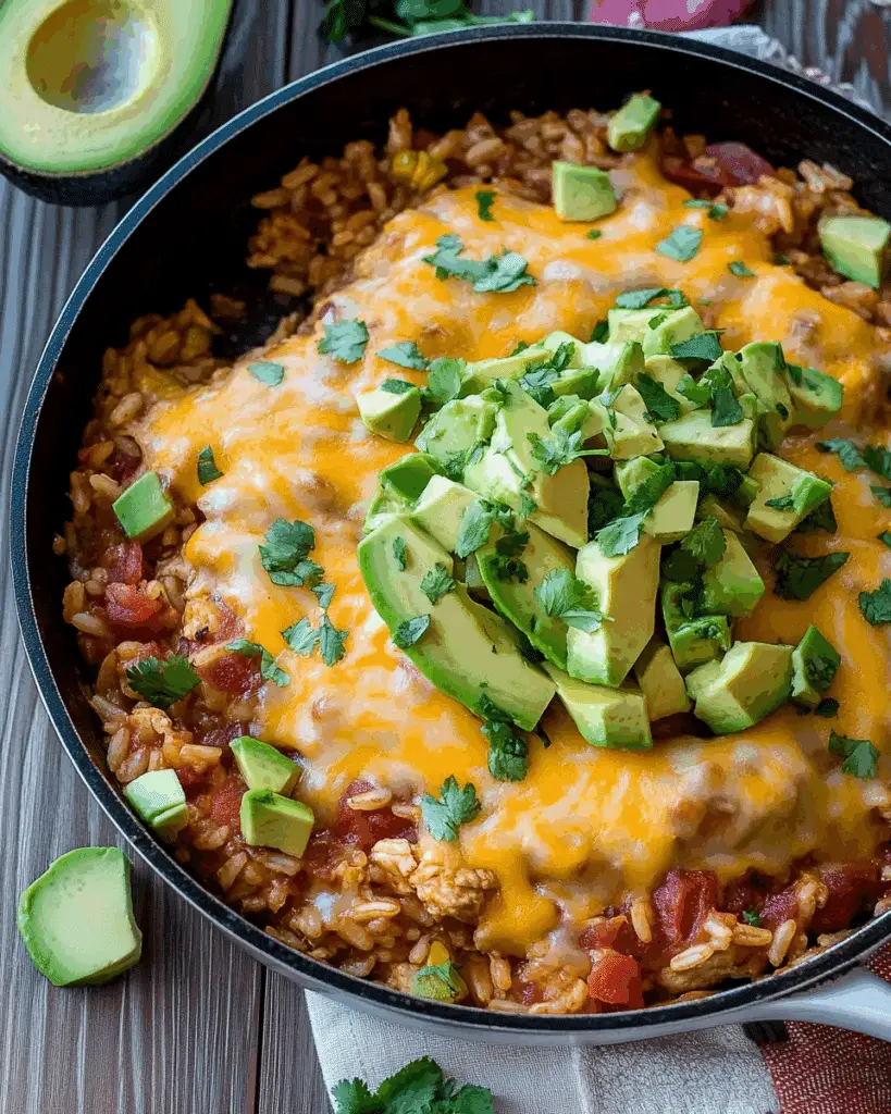 Salsa Chicken Rice Skillet