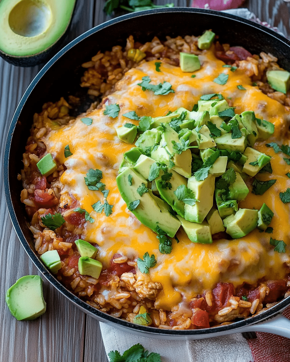 Salsa Chicken Rice Skillet