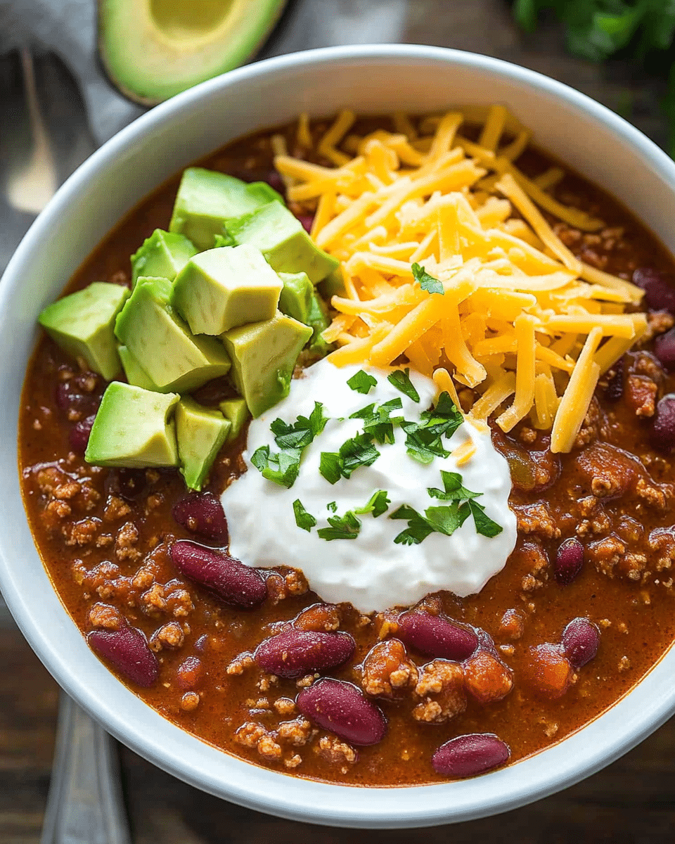 Slow Cooker Roasted Red Pepper Chili