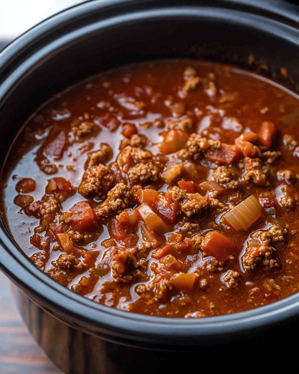 Slow Cooker Roasted Red Pepper Chili