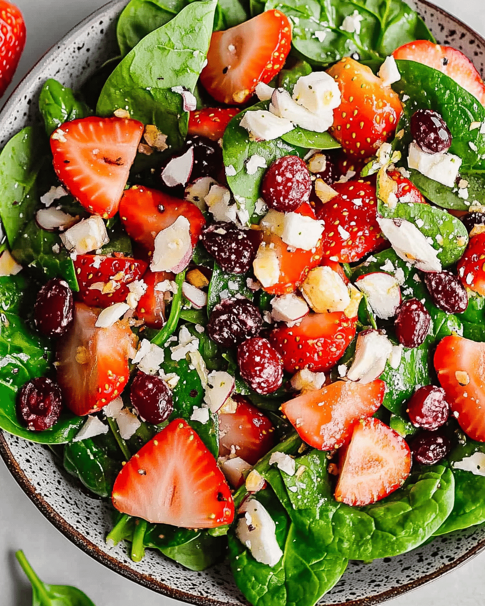 Strawberry Spinach Salad
