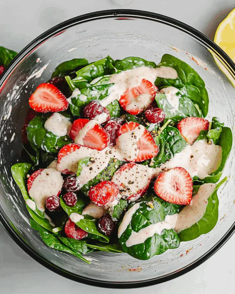 Strawberry Spinach Salad