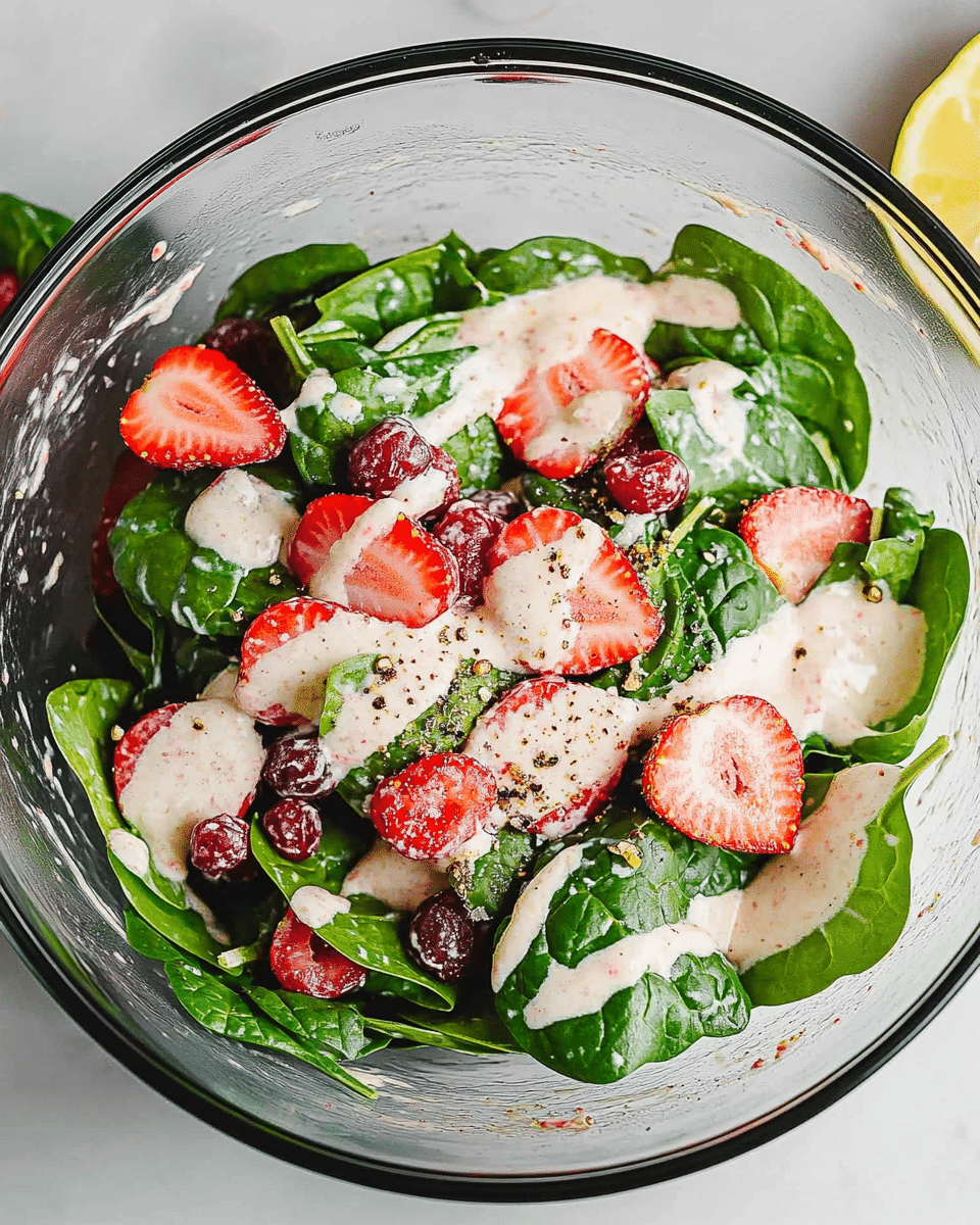 Strawberry Spinach Salad
