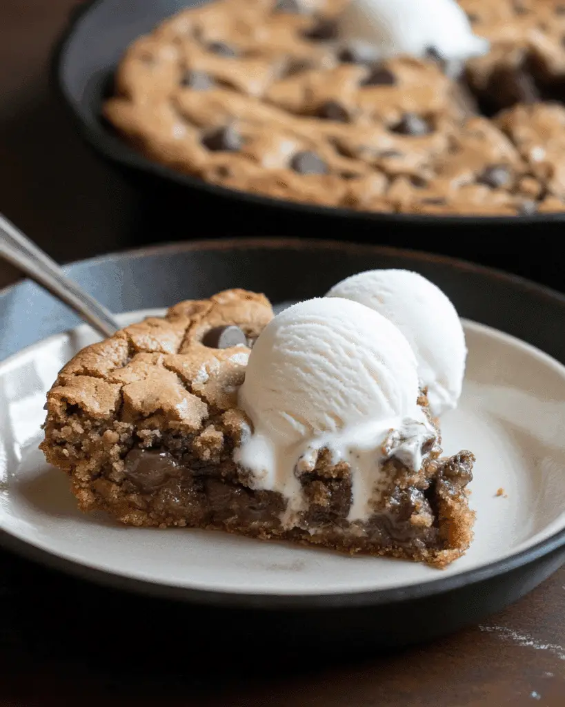 Vegan Chocolate Chip Cookie Skillet