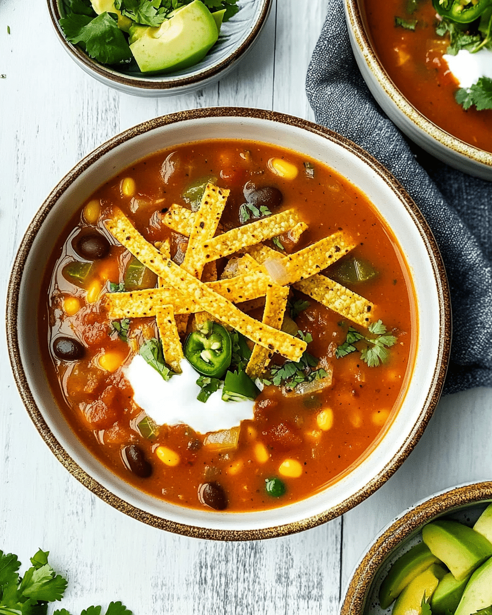 Vegan Tortilla Soup