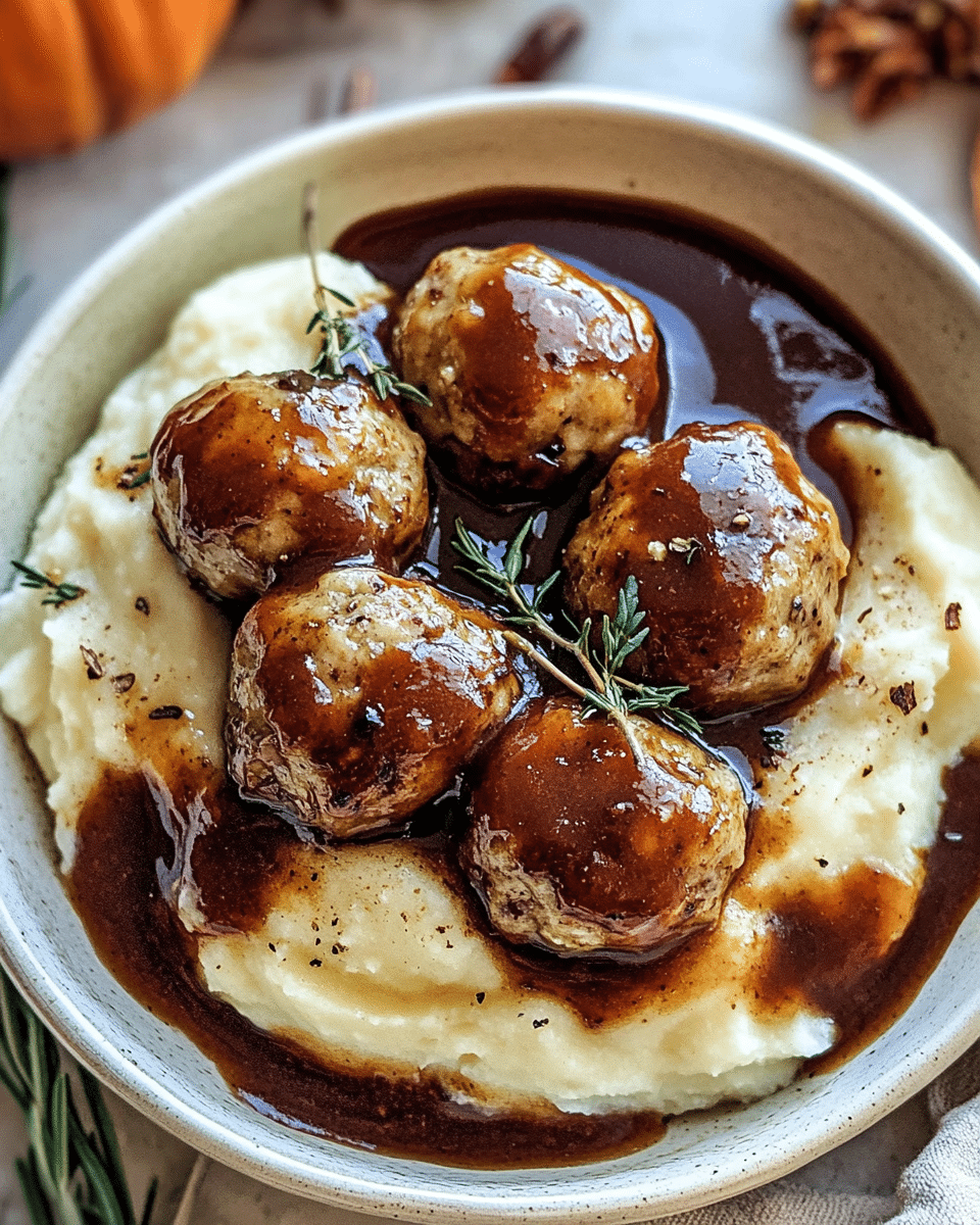 Vegan Turkey Meatballs